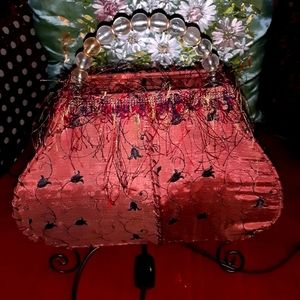 Vintage purse lamp